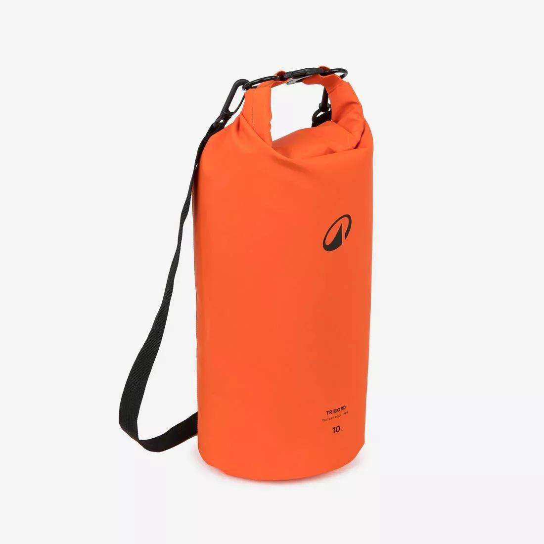 Waterproof Bag Ipx6 10 L, Orange, No Color, large image number 0