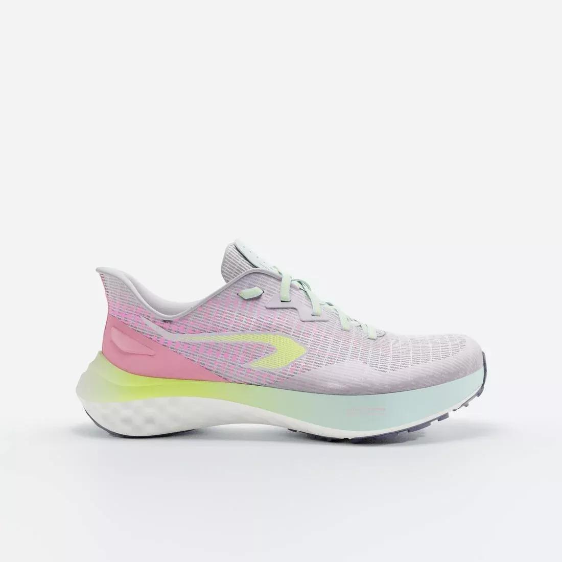 Kids Running Shoes - Kiprun K500 Fast, Blue, No Color, large image number 2