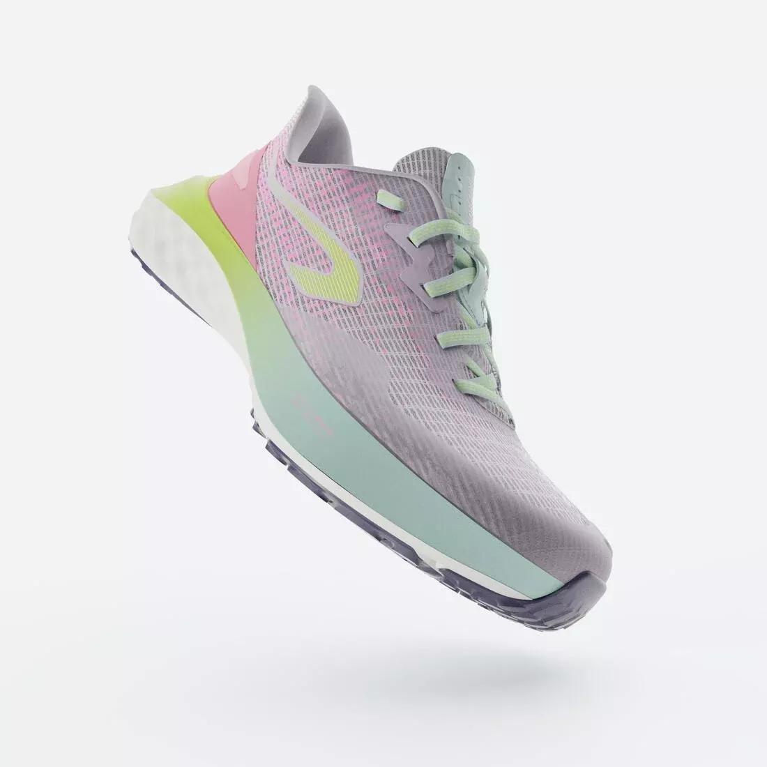 Kids Running Shoes - Kiprun K500 Fast, Blue, No Color, large image number 5