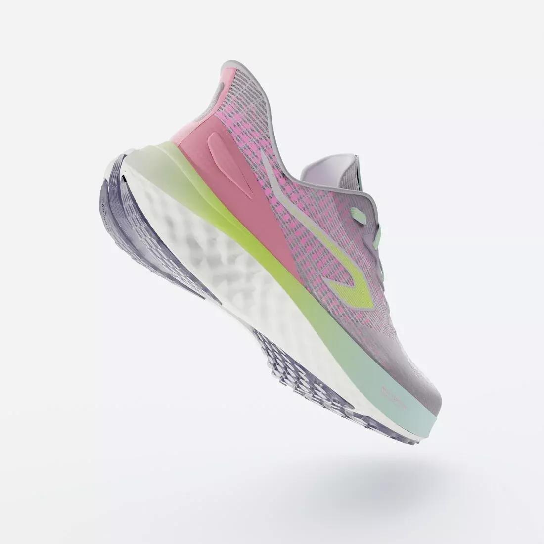 Kids Running Shoes - Kiprun K500 Fast, Blue, No Color, large image number 8