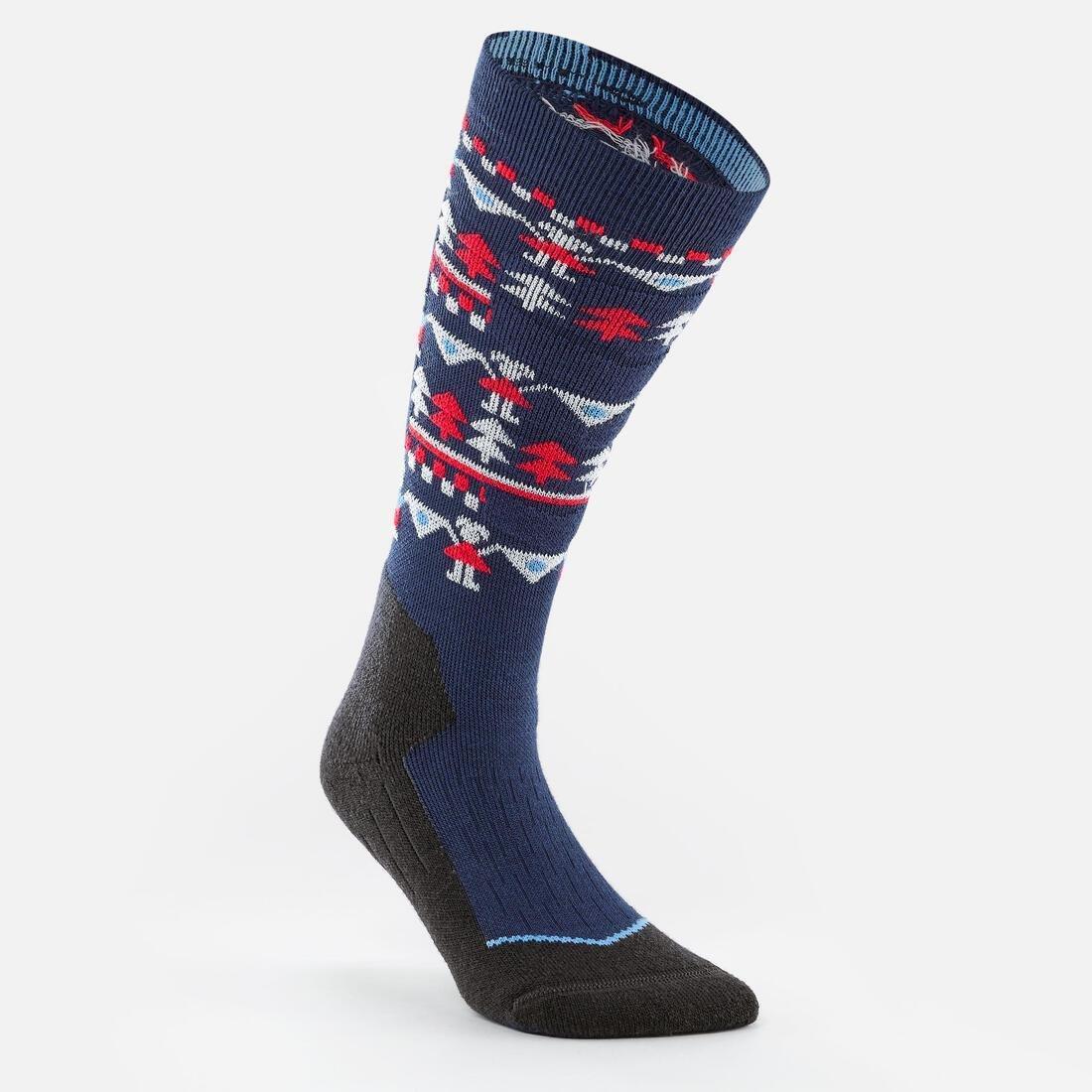 CHILDREN'S PATTERNED SOCKS, PINK GALAXY BLUE, 5401_000, large image number 2