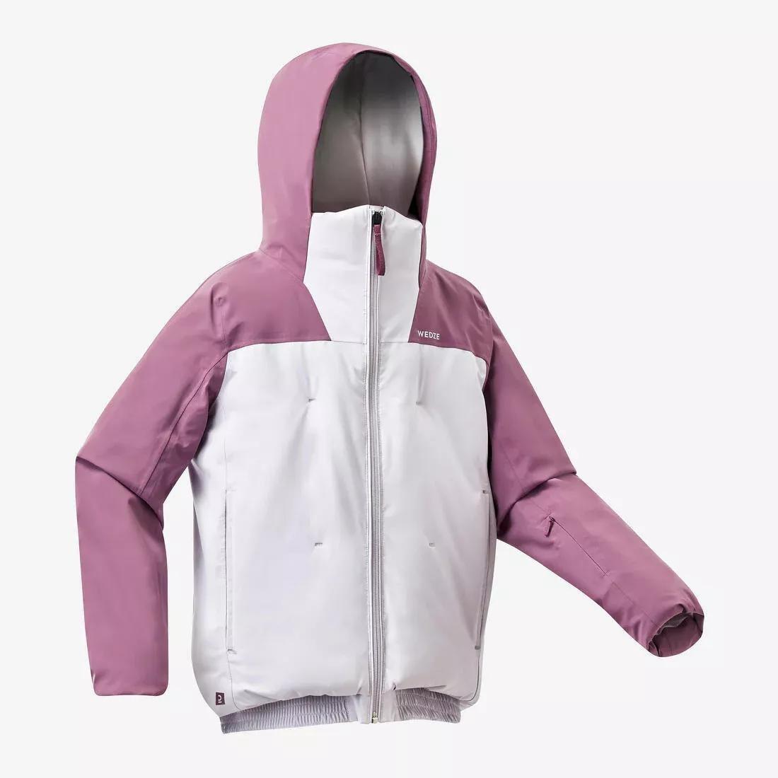 Kids Girls warm and waterproof padded ski jacket - 6-14 years - 500 WARM, Pink, No Color, large image number 6