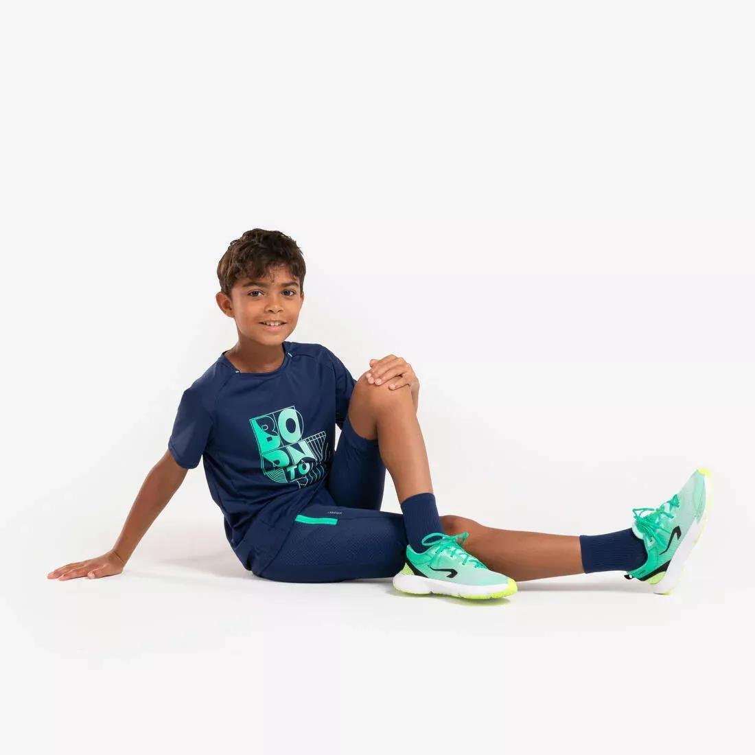 Kids Exercise Running T-shirt, Galaxy Blue, , large image number 7