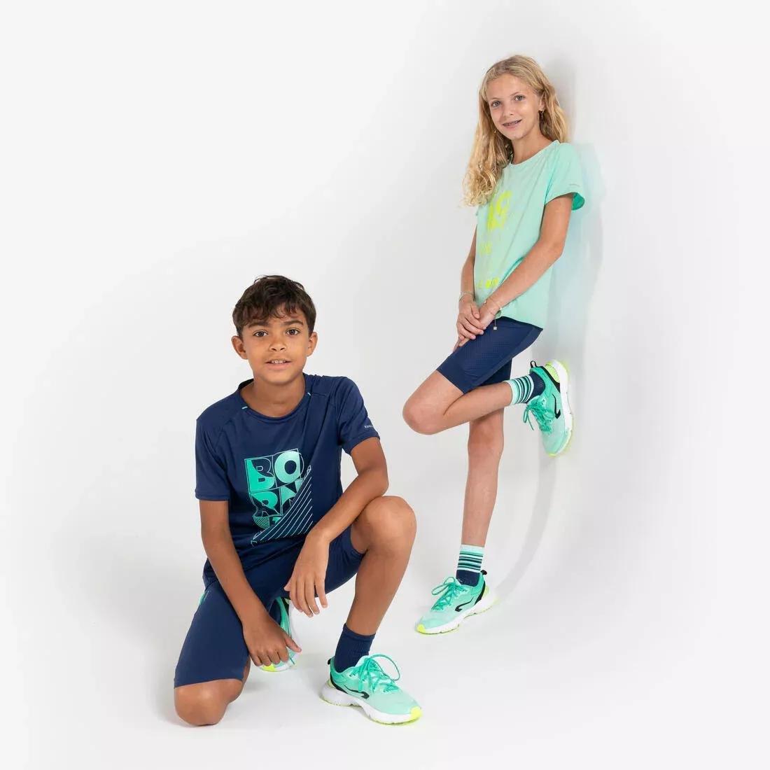 Kids Exercise Running T-shirt, Galaxy Blue, , large image number 9