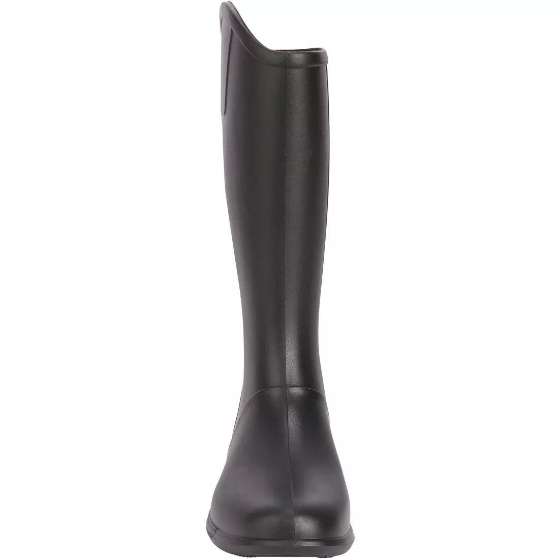 Kids Unisex Horse Riding Boots - 100, Black, , large image number 5