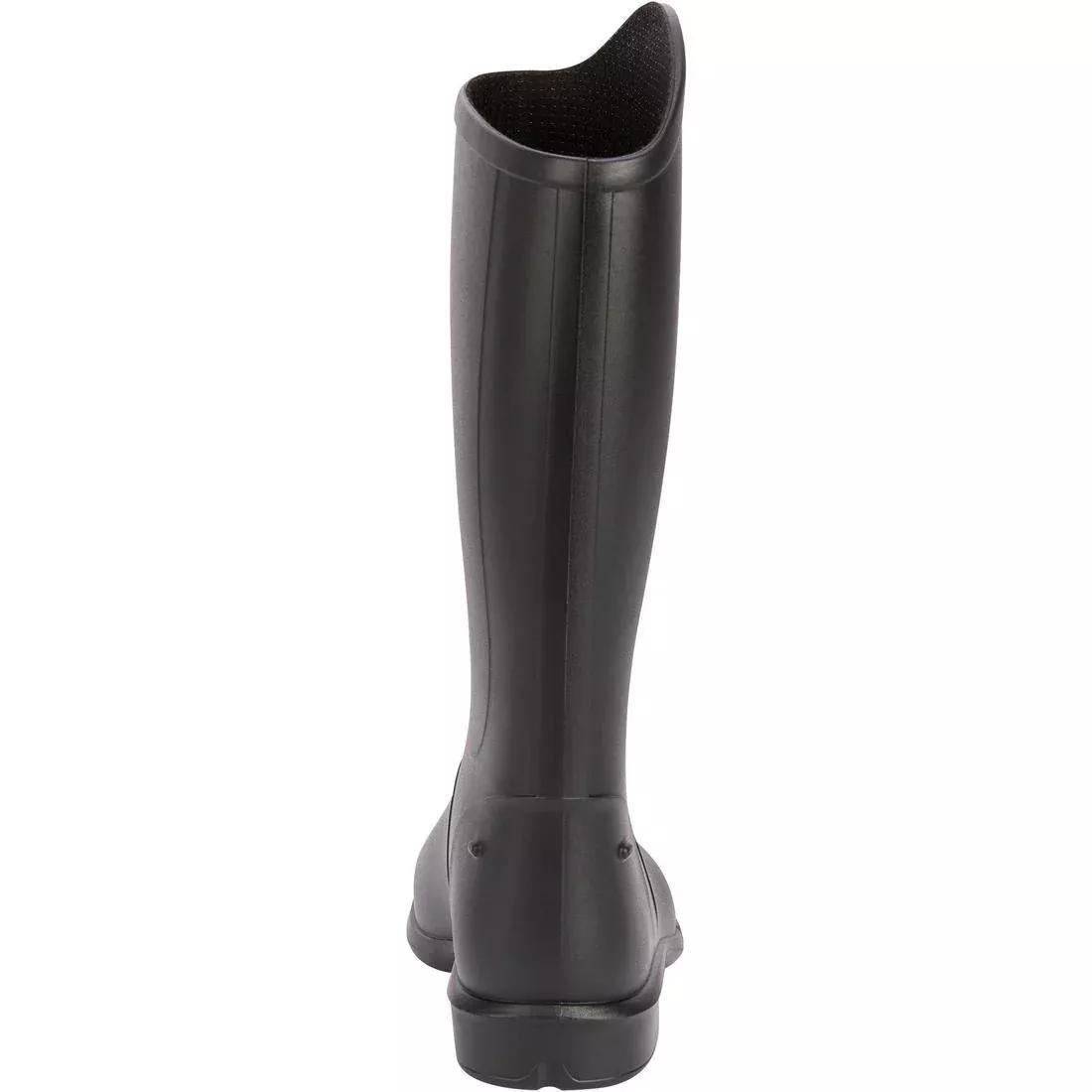Kids Unisex Horse Riding Boots - 100, Black, , large image number 6