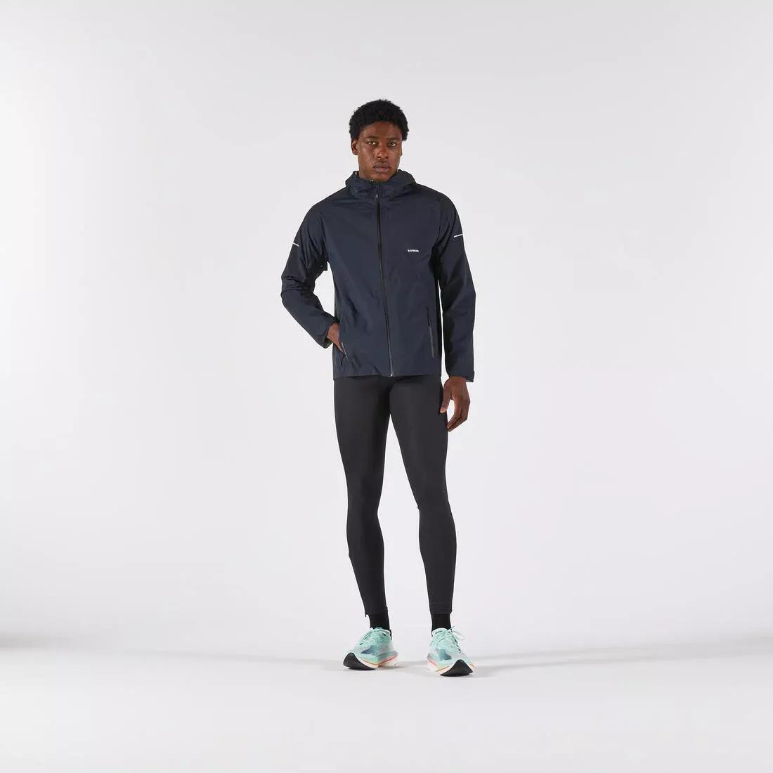Men's Waterproof, Breathable Running Jacket - Kiprun Run 900, Grey, 5401_000, medium