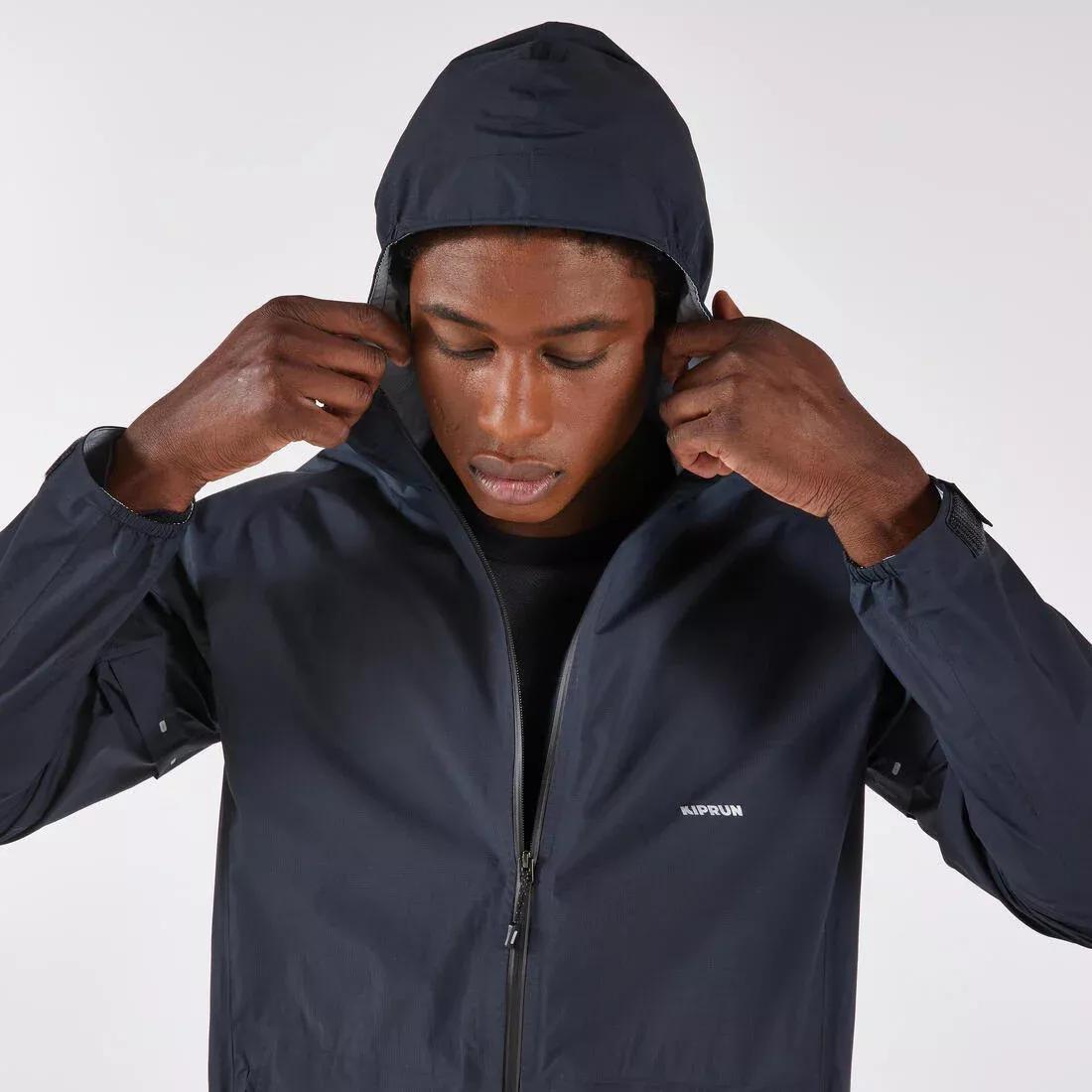 Men's Waterproof, Breathable Running Jacket - Kiprun Run 900, Grey, 5401_000, large image number 4