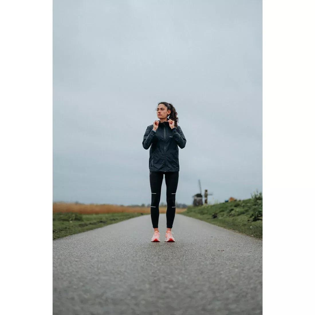 Women Waterproof Running Jacket - Kiprun Run 900 Rain, Grey, 5401_000, large image number 11