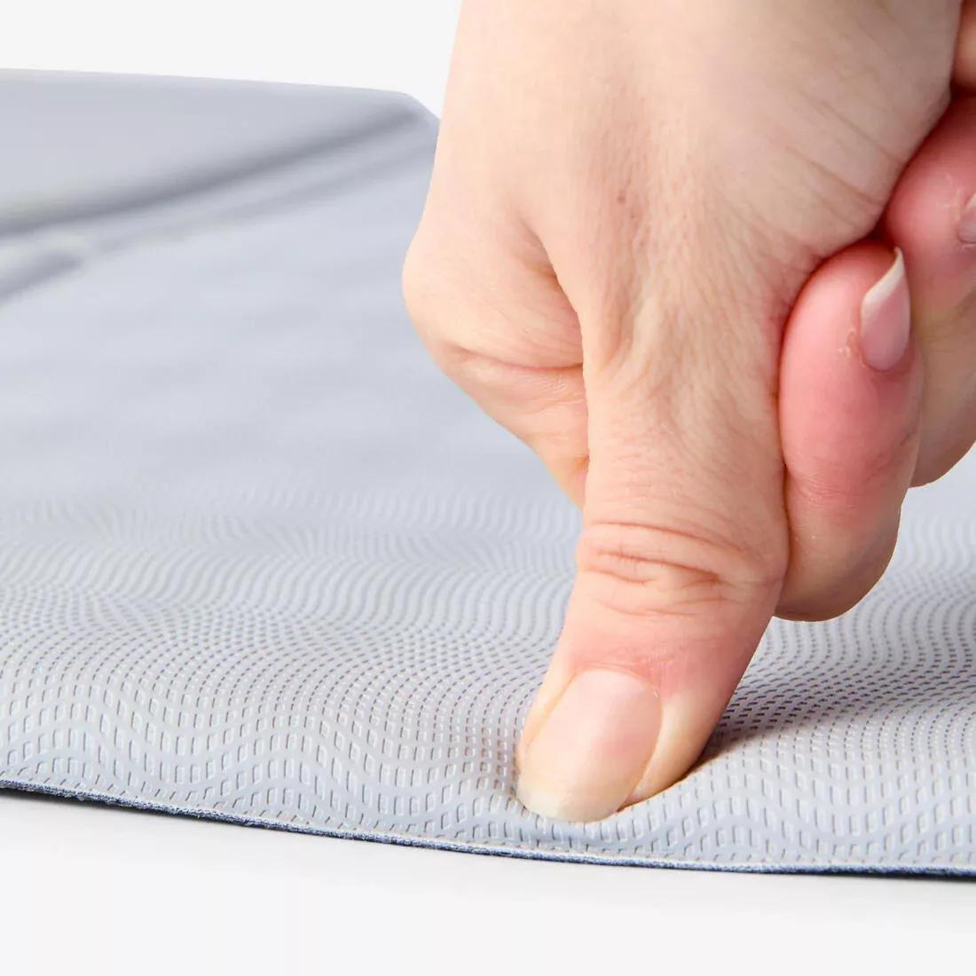 Durable And Comfortable 10mm Folding Fitness Mat, Grey, No Color, large image number 3