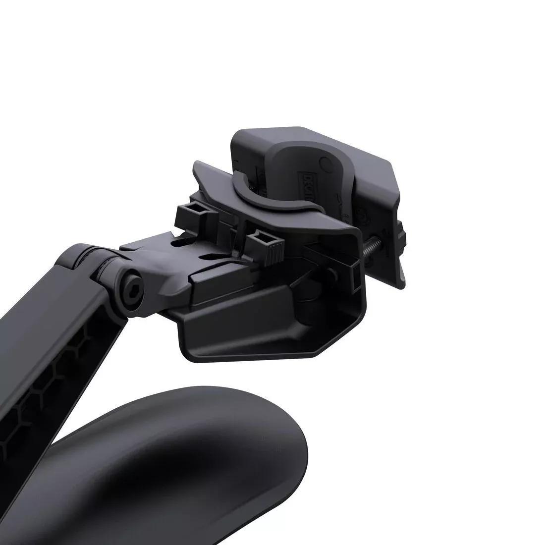26in - 27.5in - 29in Rear Rigid Mountain Bike Mudguard Kit - V2, Black, No Color, large image number 6