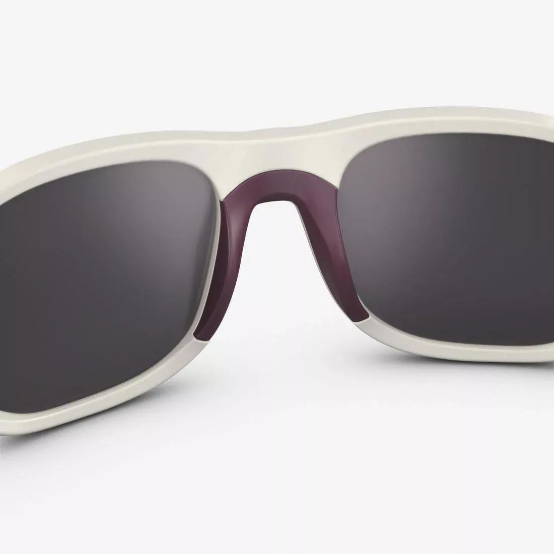 PEARL GREY Kids Hiking Sunglasses - MH T500 - age 6-10 - Category 4, No Color, large image number 3