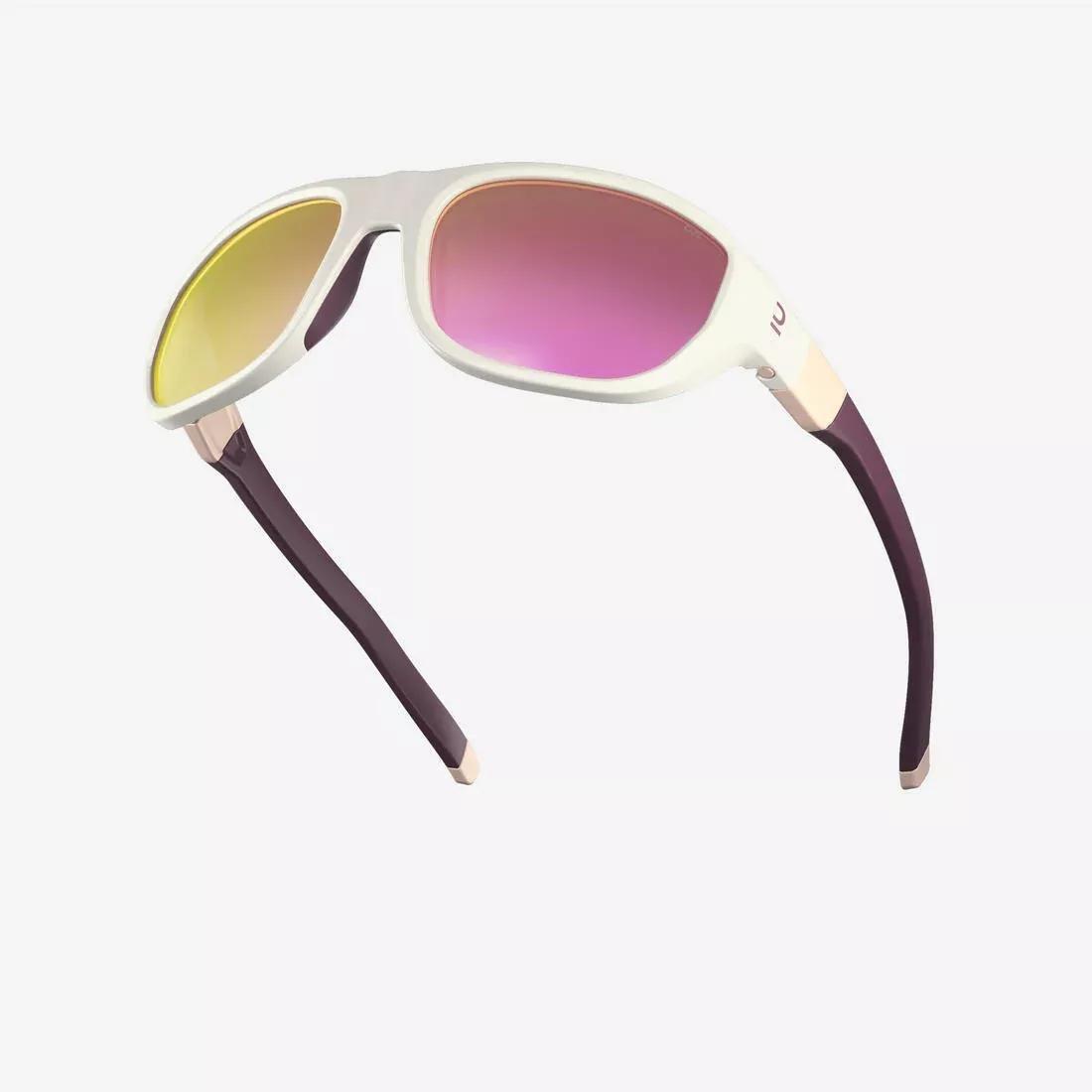 PEARL GREY Kids Hiking Sunglasses - MH T500 - age 6-10 - Category 4, No Color, large image number 4
