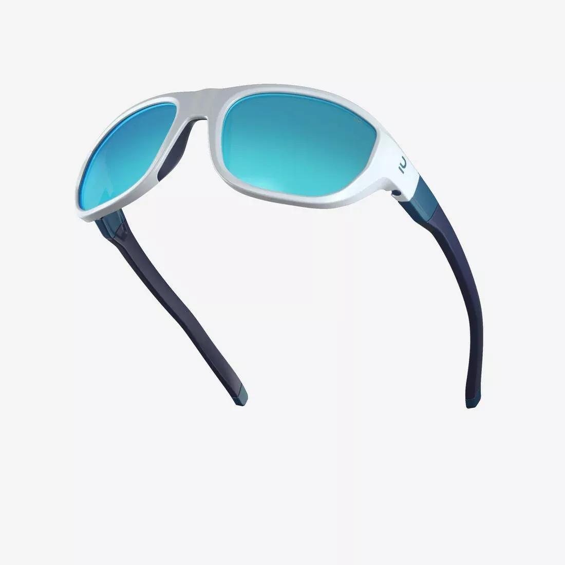 PEARL GREY Kids Hiking Sunglasses - MH T500 - age 6-10 - Category 4, No Color, large image number 10