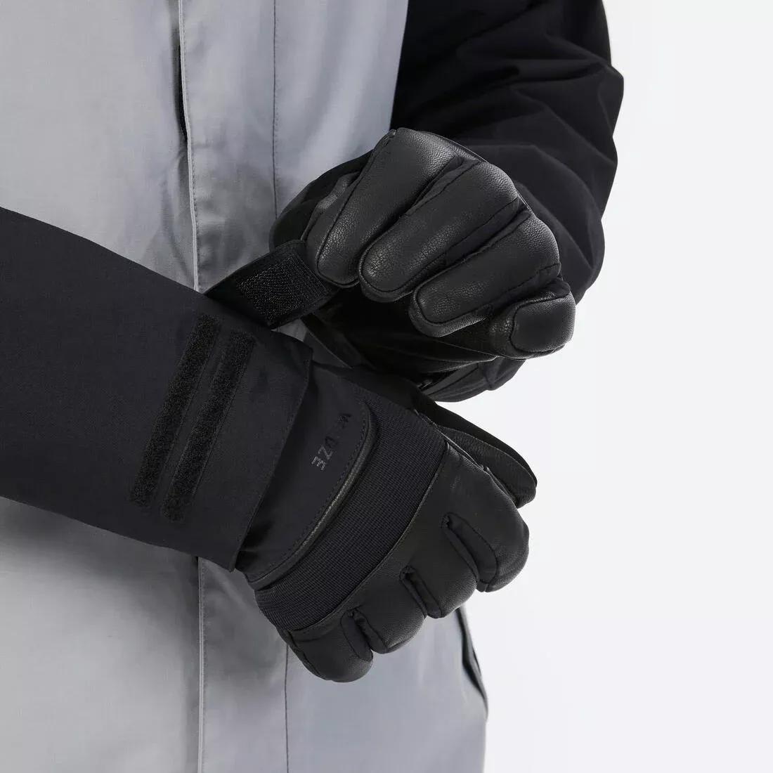 STEEL GREY Men's warm and breathable snowboard jacket, SNB 100, No Color, large image number 7