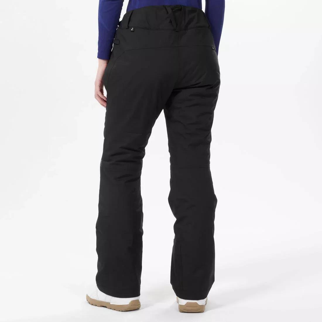 Women durable and waterproof ski and snowboard trousers - SNB 500, Black, No Color, large image number 1