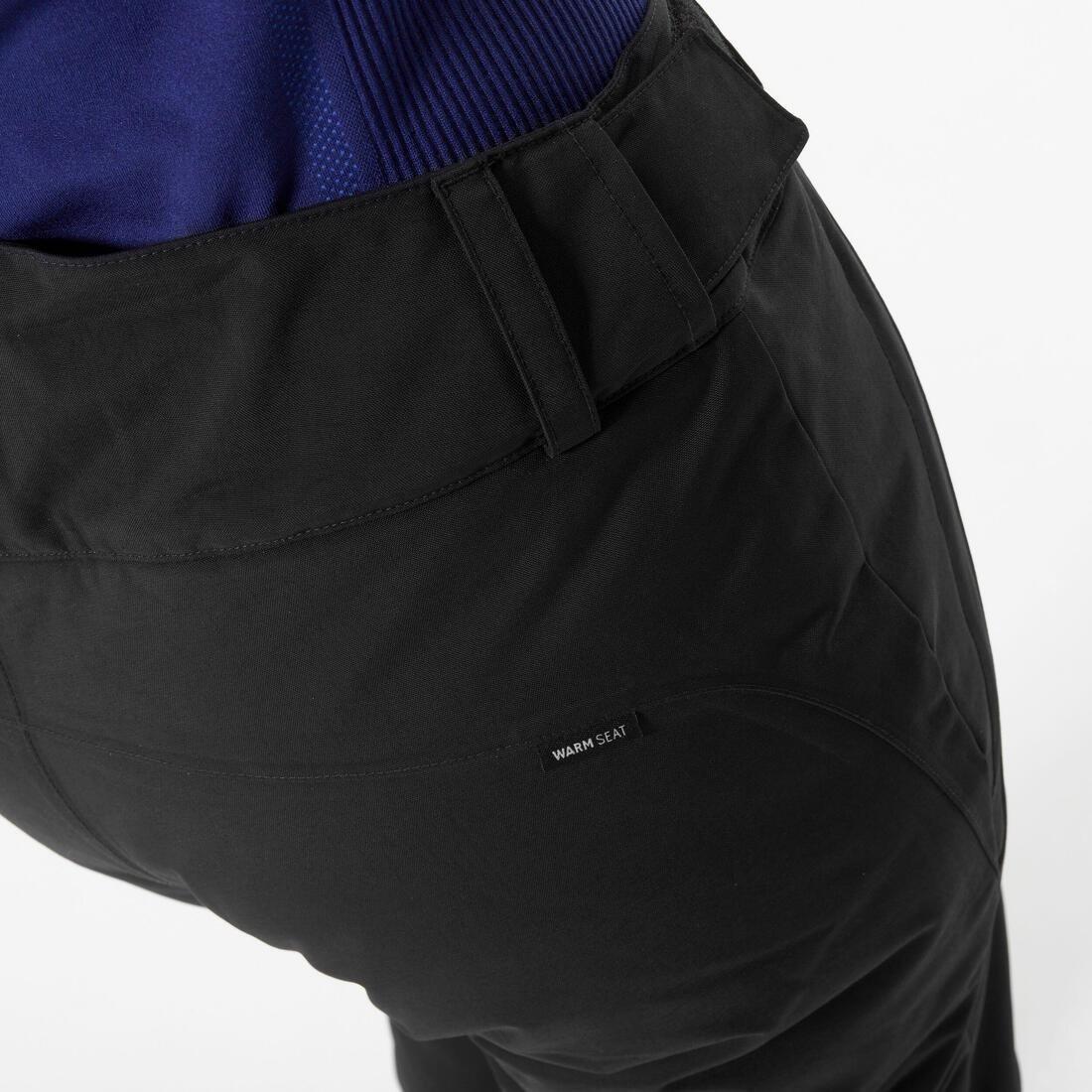 Women durable and waterproof ski and snowboard trousers - SNB 500, Black, No Color, large image number 4
