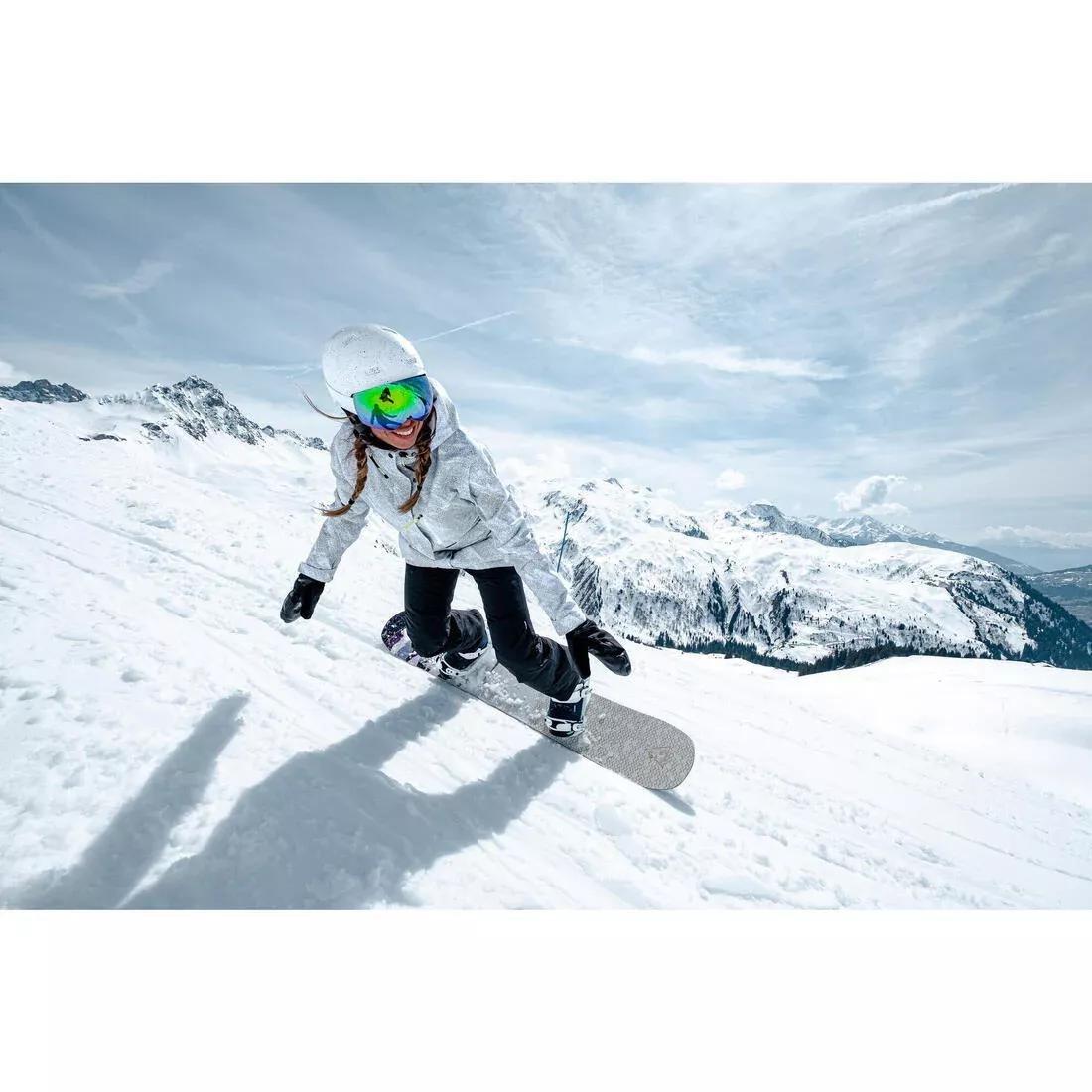 Women durable and waterproof ski and snowboard trousers - SNB 500, Black, No Color, large image number 8