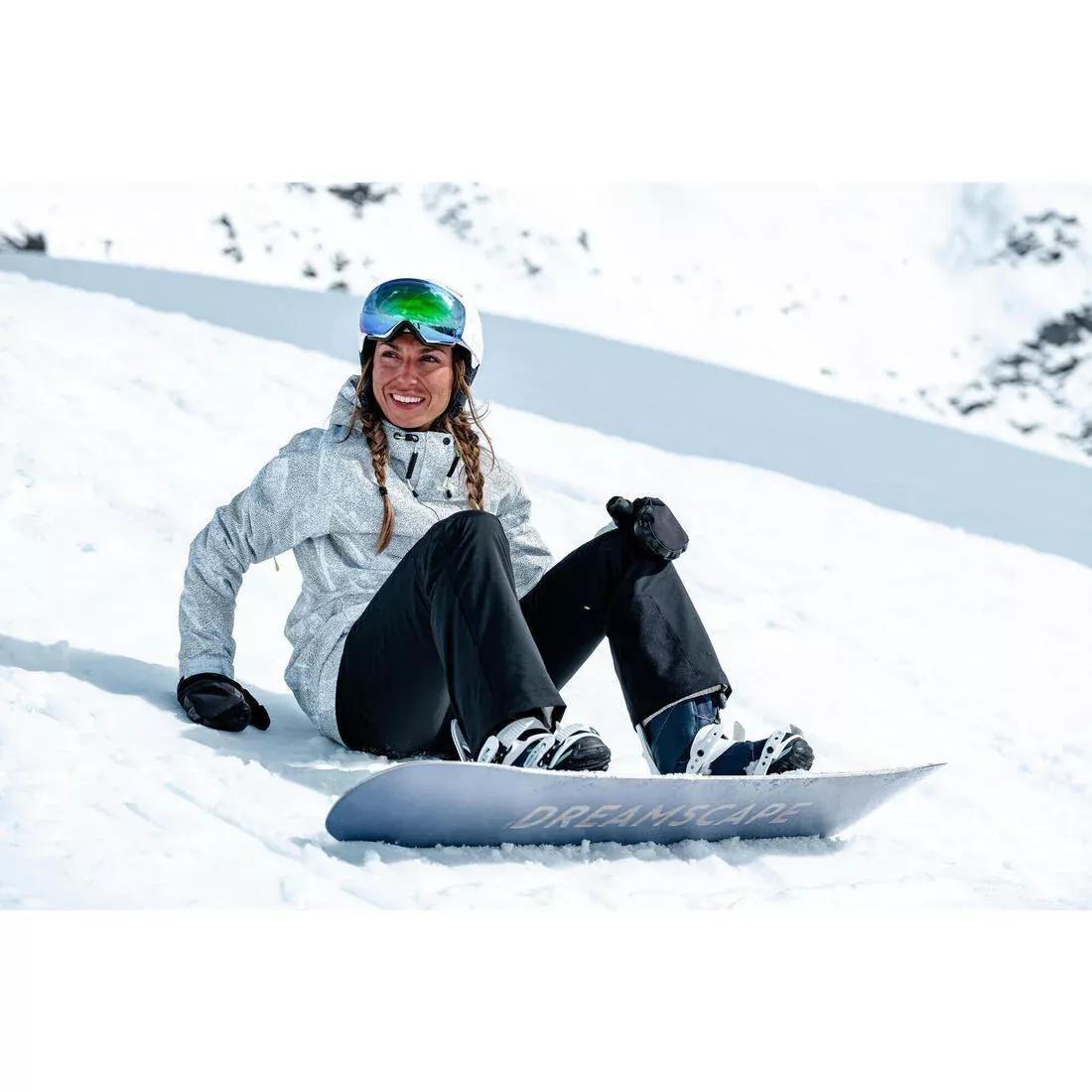 Women durable and waterproof ski and snowboard trousers - SNB 500, Black, No Color, large image number 9