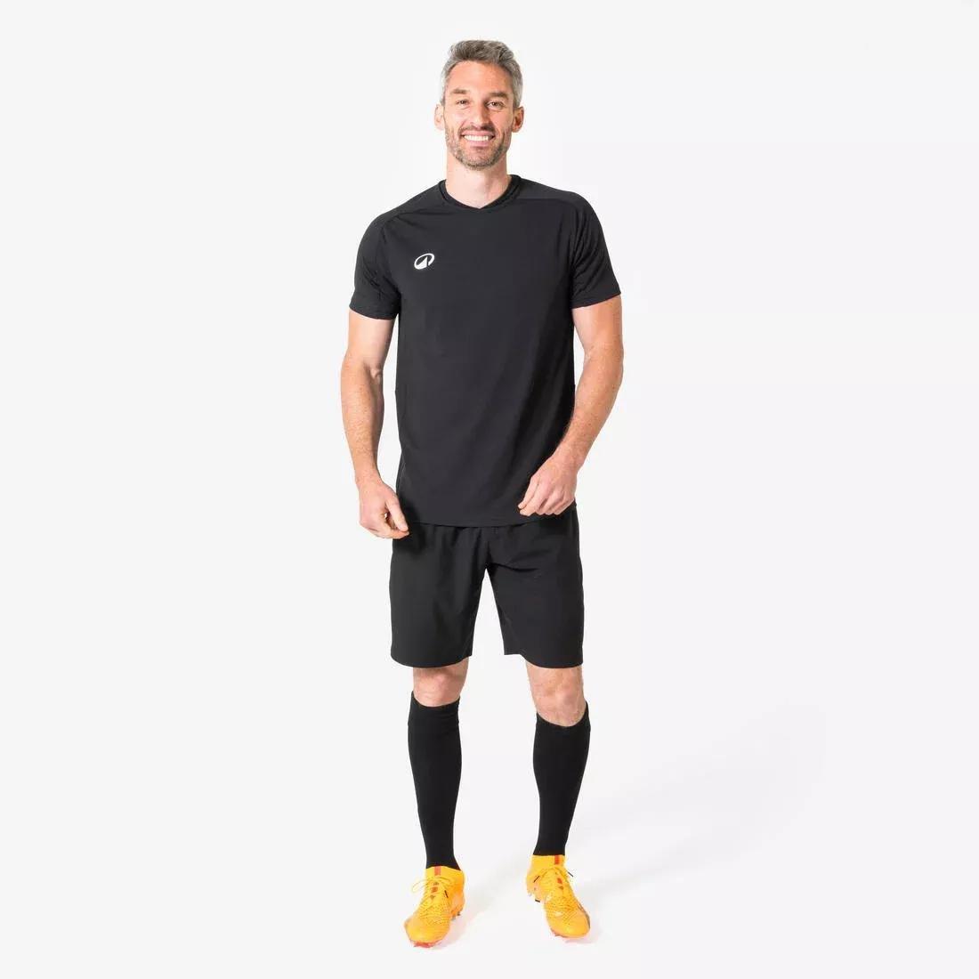 Adults Short-Sleeved Thermal Football Base Layer Top - Keepdry, White, No Color, large image number 6