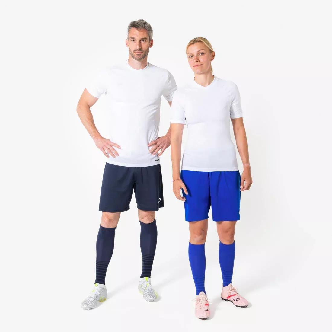 Unisex Short-Sleeved Thermal Football Base Layer Top - Keepdry, Blue, No Color, large image number 3