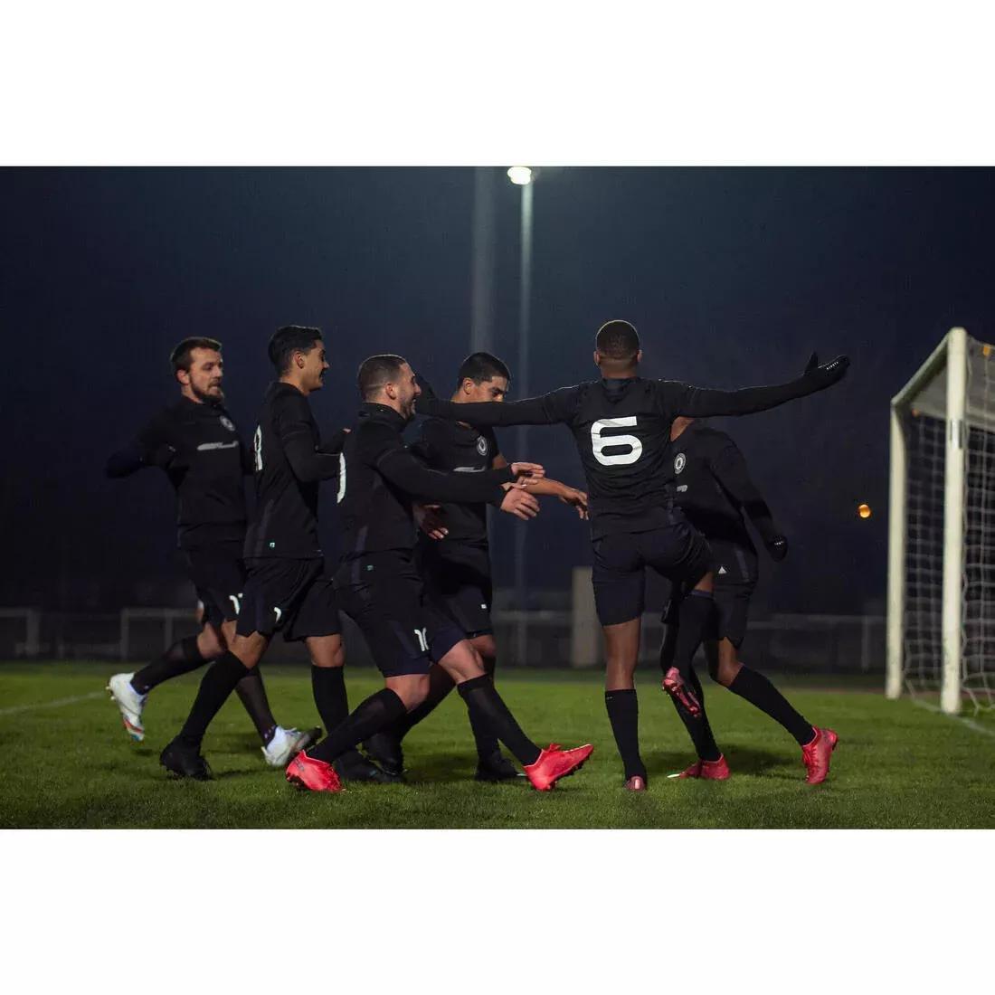 Adults Football Long-Sleeved Seamless Thermal Base Layer Top - Keepdry, White, No Color, large image number 12