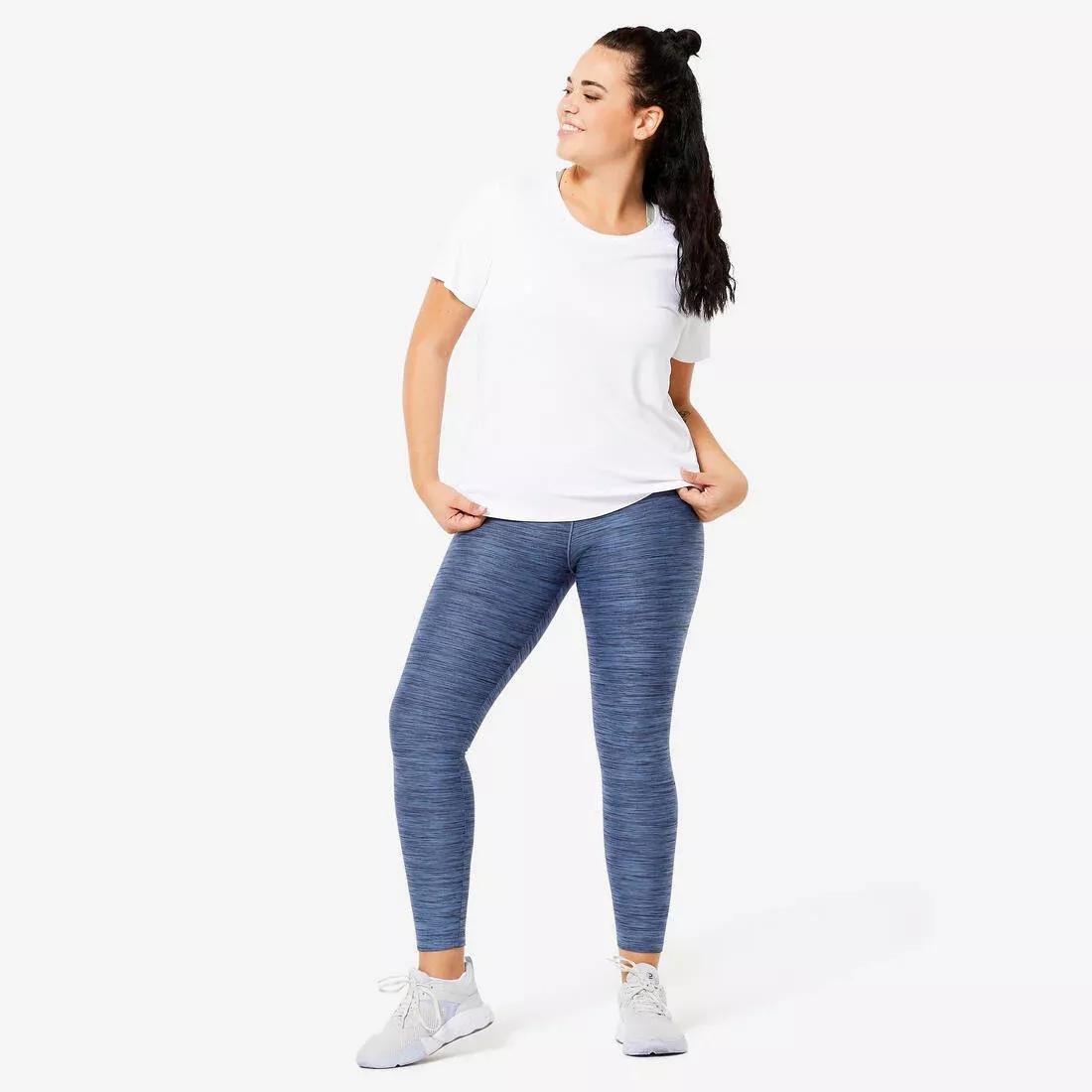 Women Short-Sleeved Cardio Fitness T-Shirt, White, , large image number 9