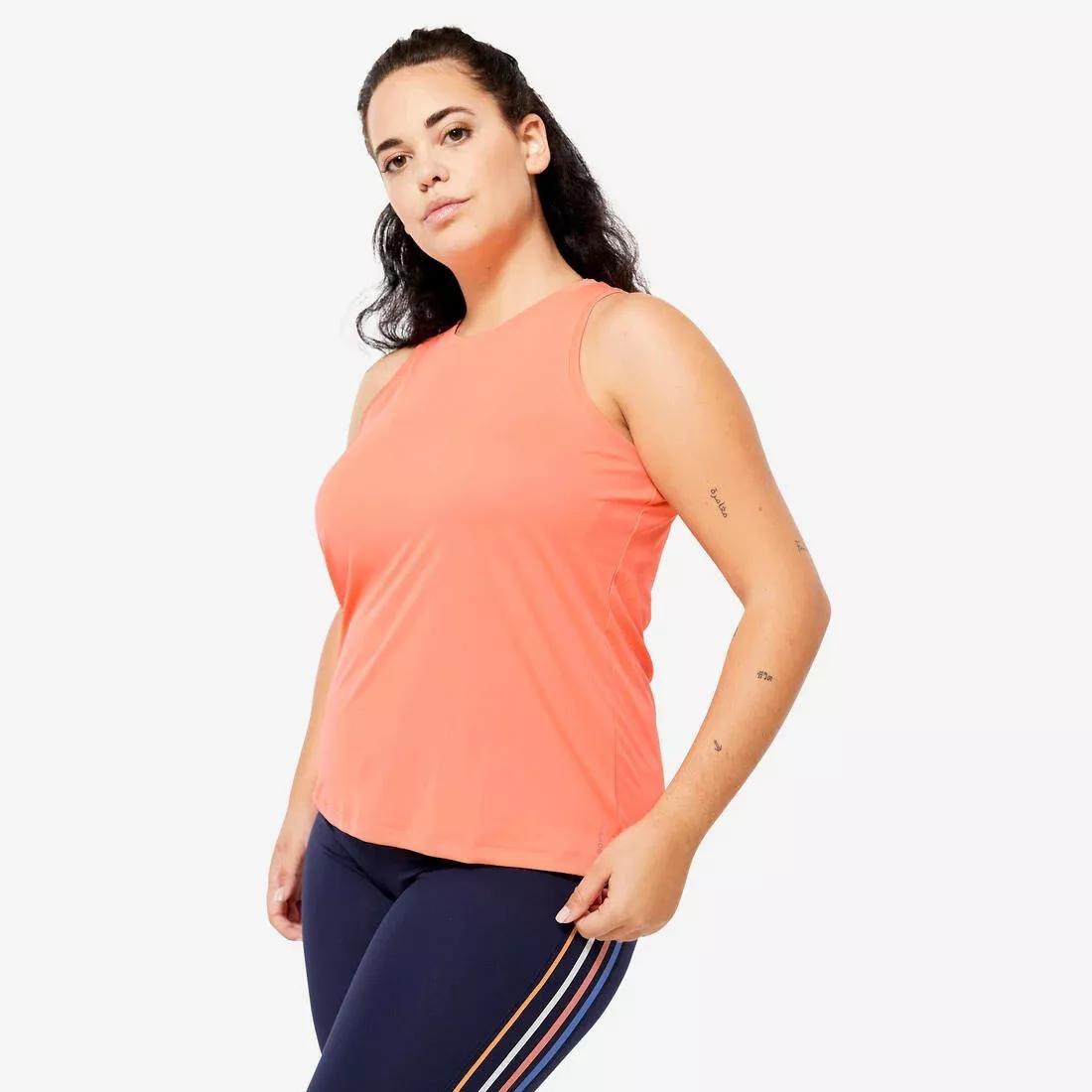 Women Tops Tank FTA 120, Orange, , large image number 13