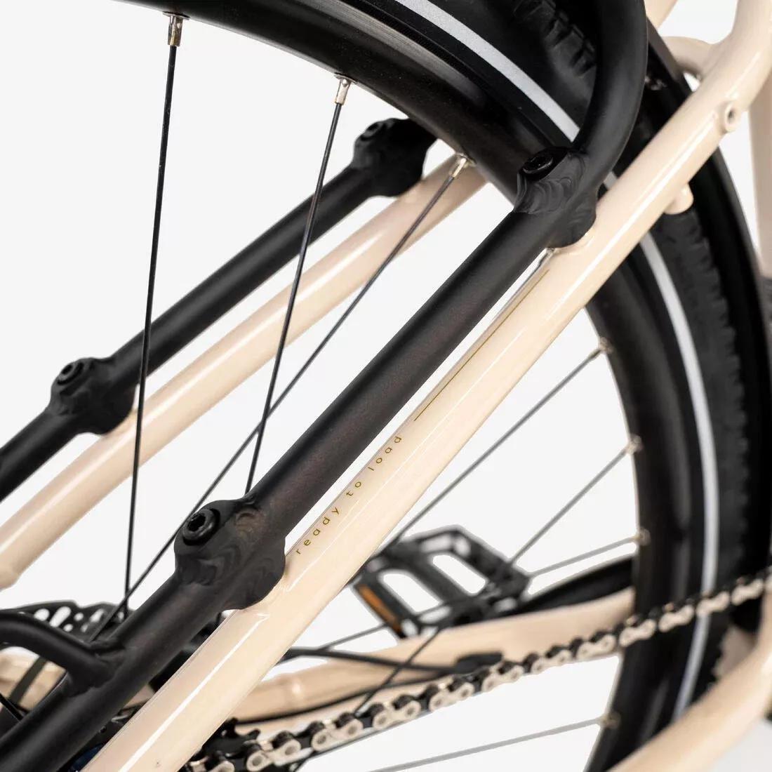 Pannier Rack For Rockrider Hybrid And E-Actv Bikes, Black, No Color, large image number 6