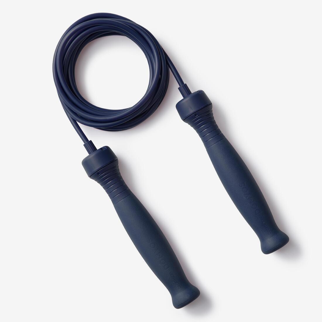 Skipping Rope - 500 Rubber, Navy, No Color, large image number 3