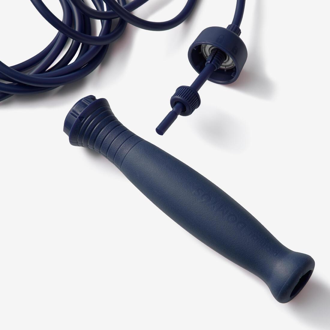 Skipping Rope - 500 Rubber, Navy, No Color, large image number 5