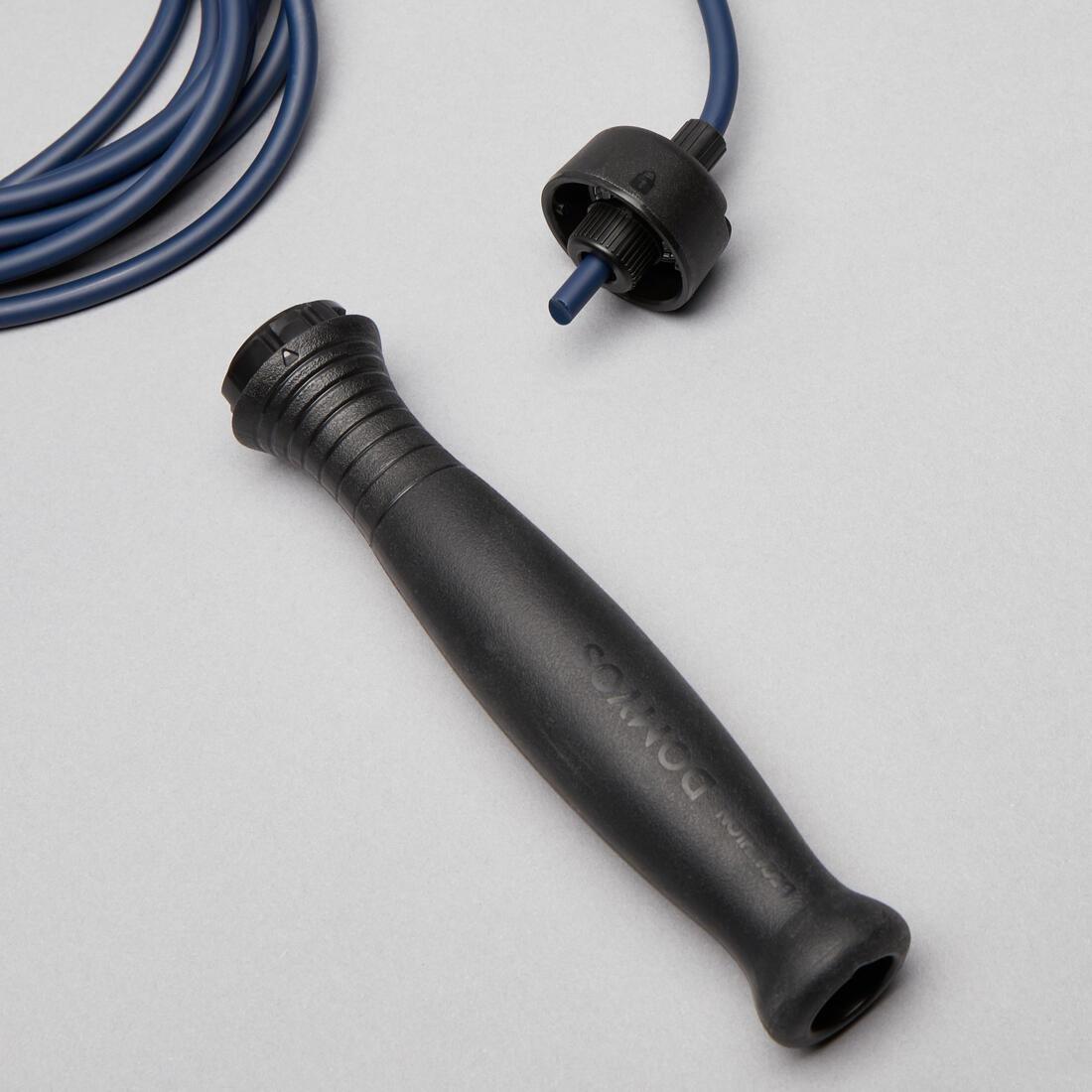 Skipping Rope - 500 Rubber, Navy, No Color, large image number 10