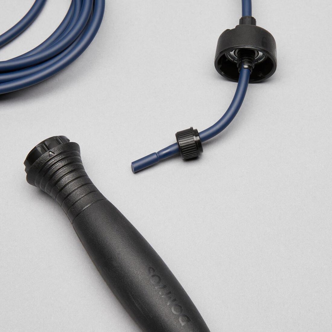 Skipping Rope - 500 Rubber, Navy, No Color, large image number 11