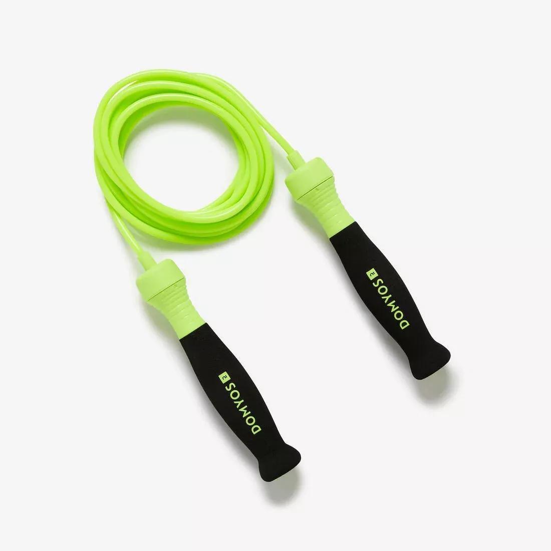 Skipping Rope - 500 Foam, Yellow, No Color, large image number 0