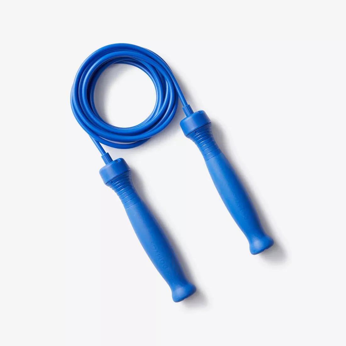 Skipping Rope 500 Rubber, Blue, No Color, large image number 2