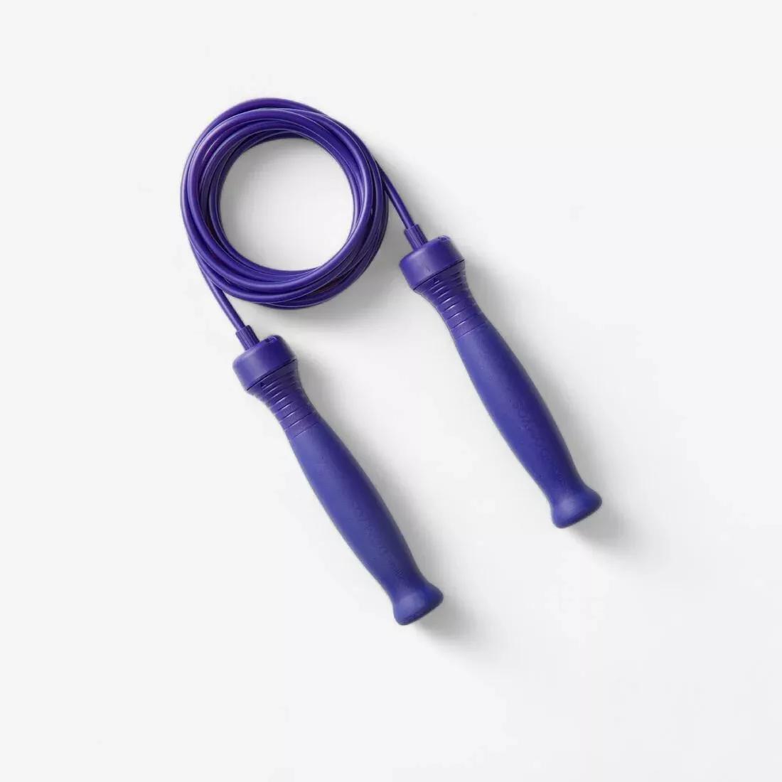 Skipping Rope 500 Rubber, Blue, No Color, large image number 4