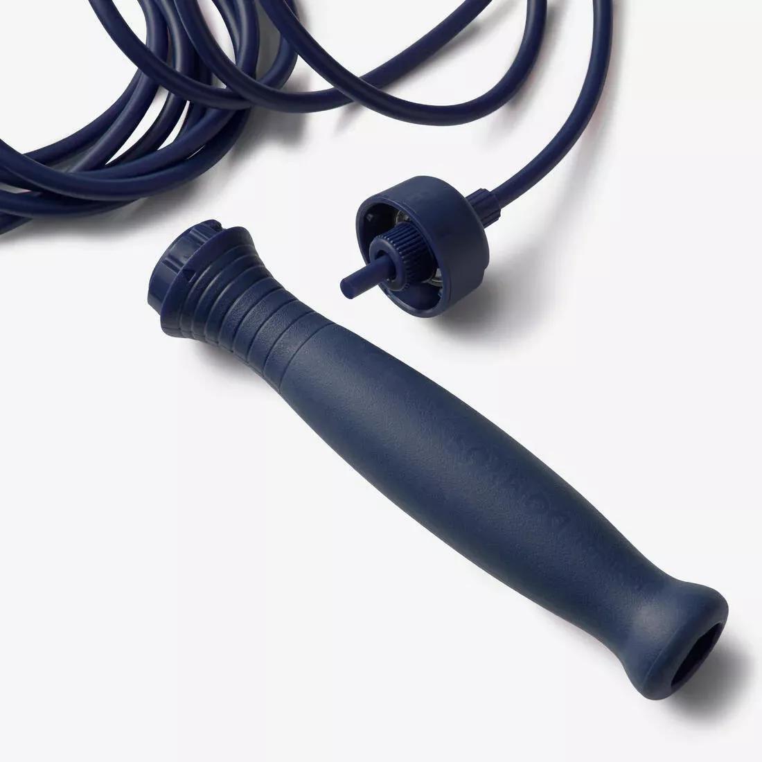 Skipping Rope 500 Rubber, Blue, No Color, large image number 8