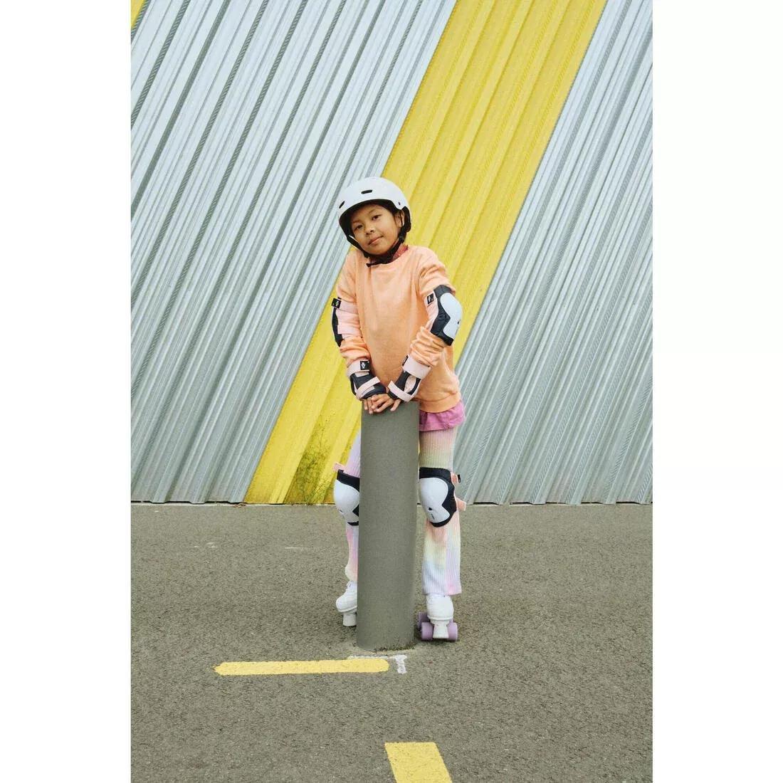 Kids Unisex Roller Skates Quad 100 - Holographic, Multicolour, 5401_000, large image number 12