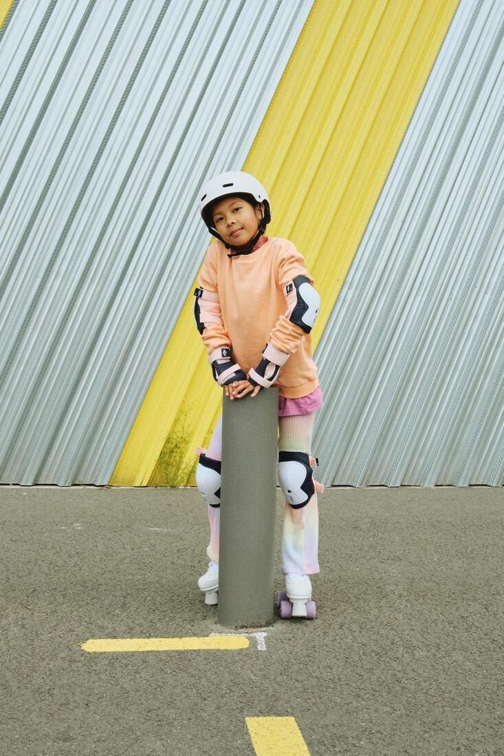DEFAULT Kids' Roller Skates Quad 100 - Holographic, , large image number 3