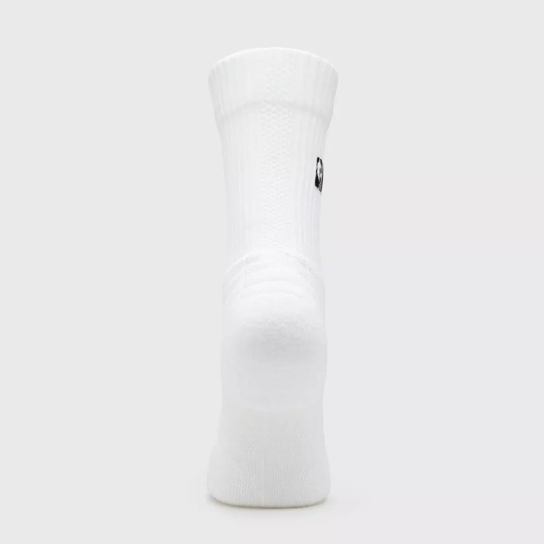 Kids' Basketball Socks So900 Nba 2 Pairs, White, , large image number 5