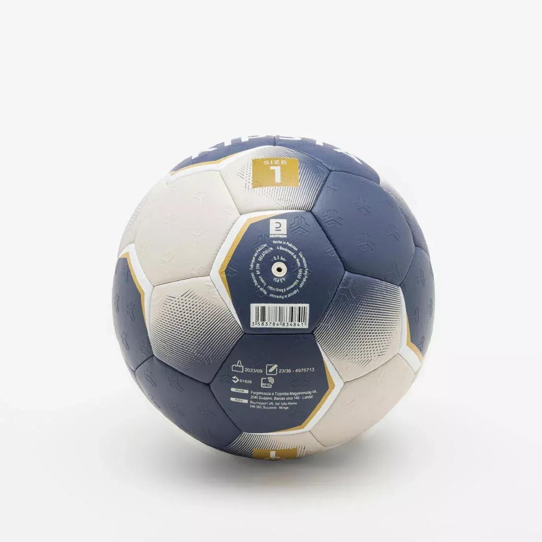 Size 1 Handball - HB500 Hybrid, Navy, No Color, large image number 2