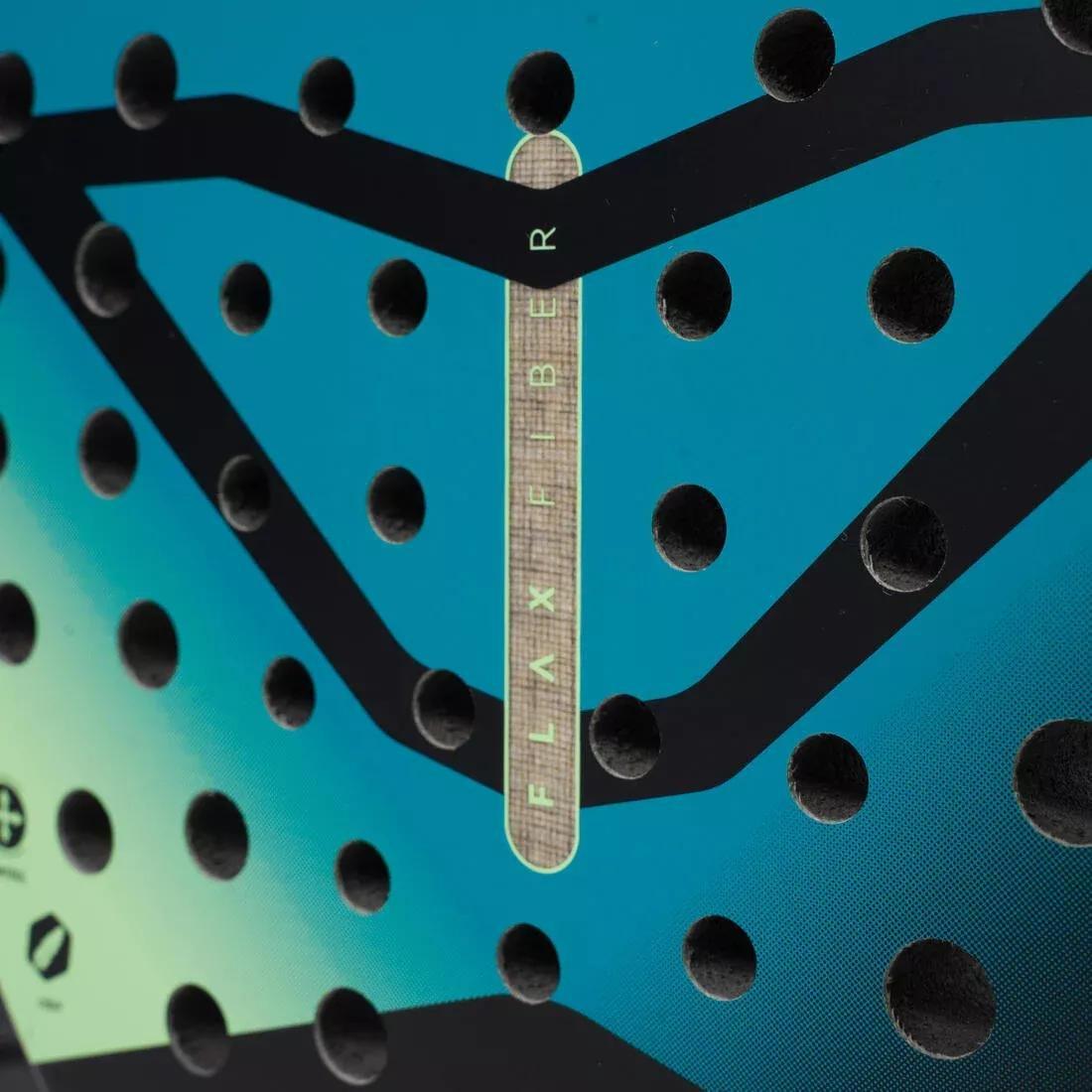 Adults Padel Racket PR React Soft, Green, No Color, large image number 5