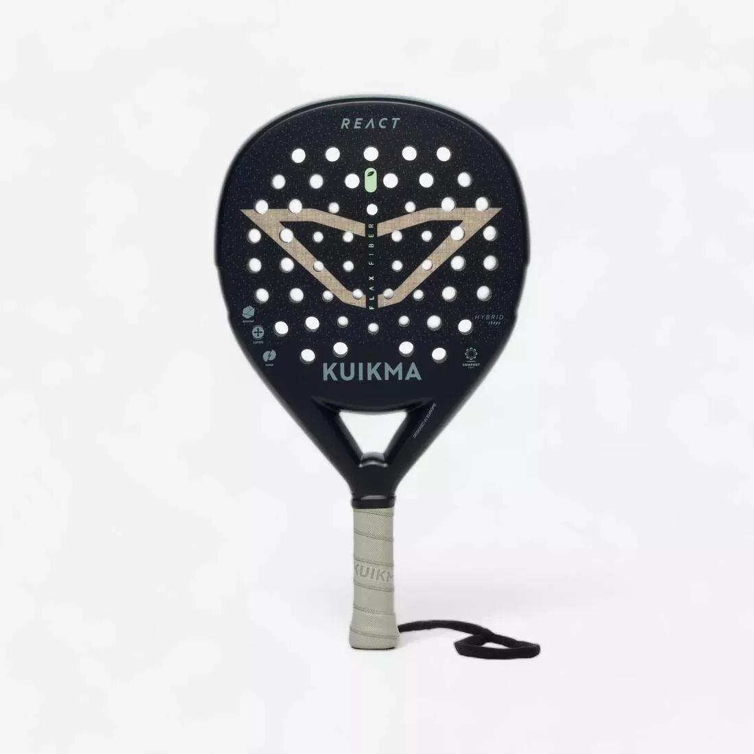 PR React Padel Racket, Black, No Color, medium