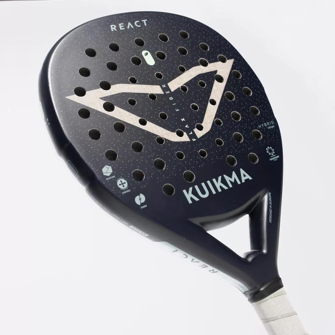 PR React Padel Racket, Black, No Color, large image number 2
