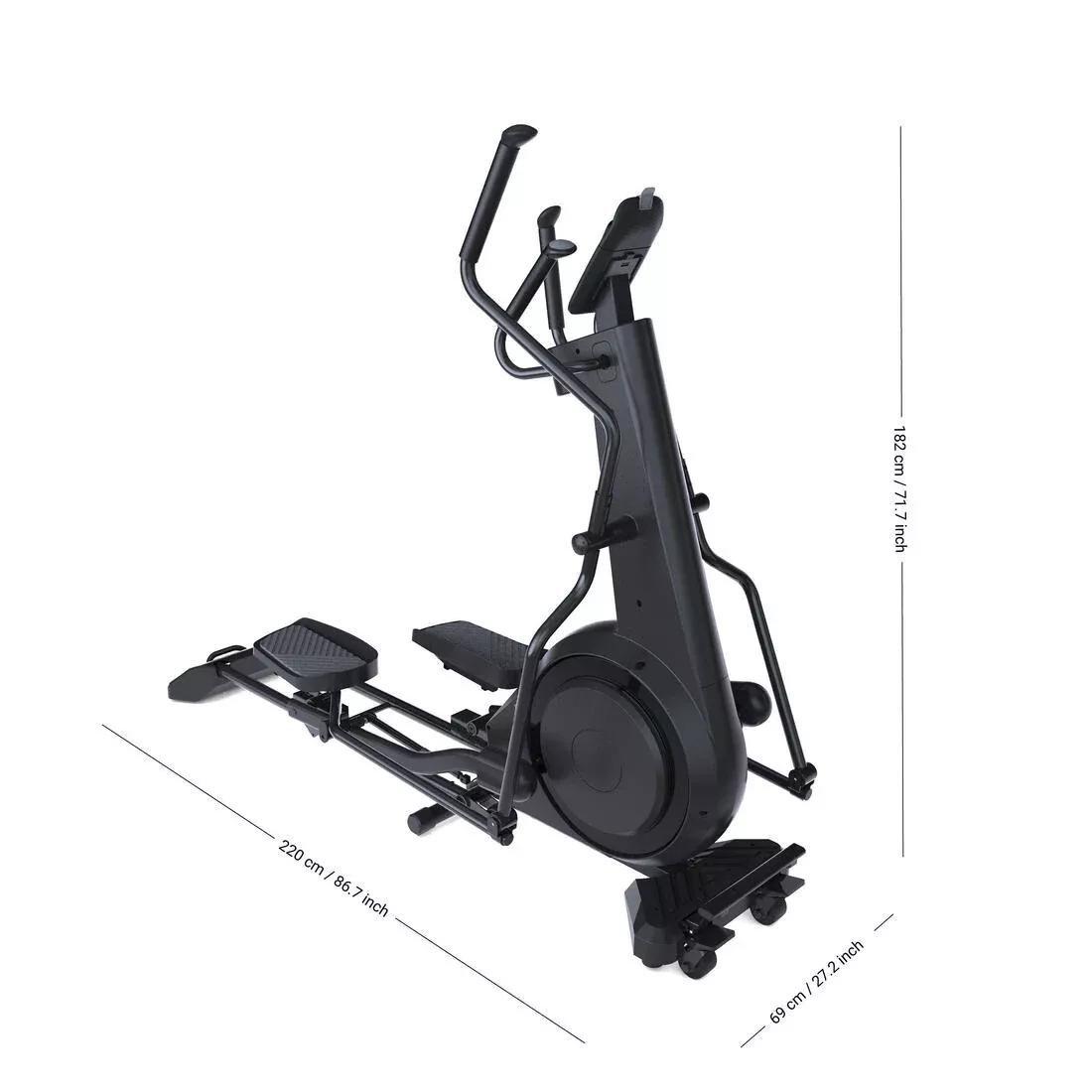 Front Wheel Folding Connected Self-Powered Cross Trainer Challenge Elliptical, No Color, medium