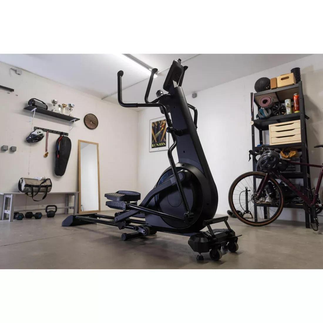 Front Wheel Folding Connected Self-Powered Cross Trainer Challenge Elliptical, No Color, large image number 6