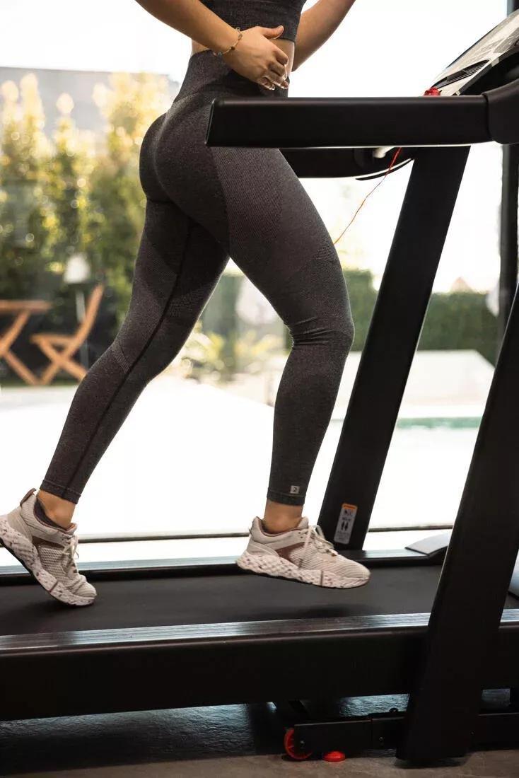 SEAFOM GREEN High-Waisted Seamless Fitness Leggings with Phone Pocket, No Color, large image number 14