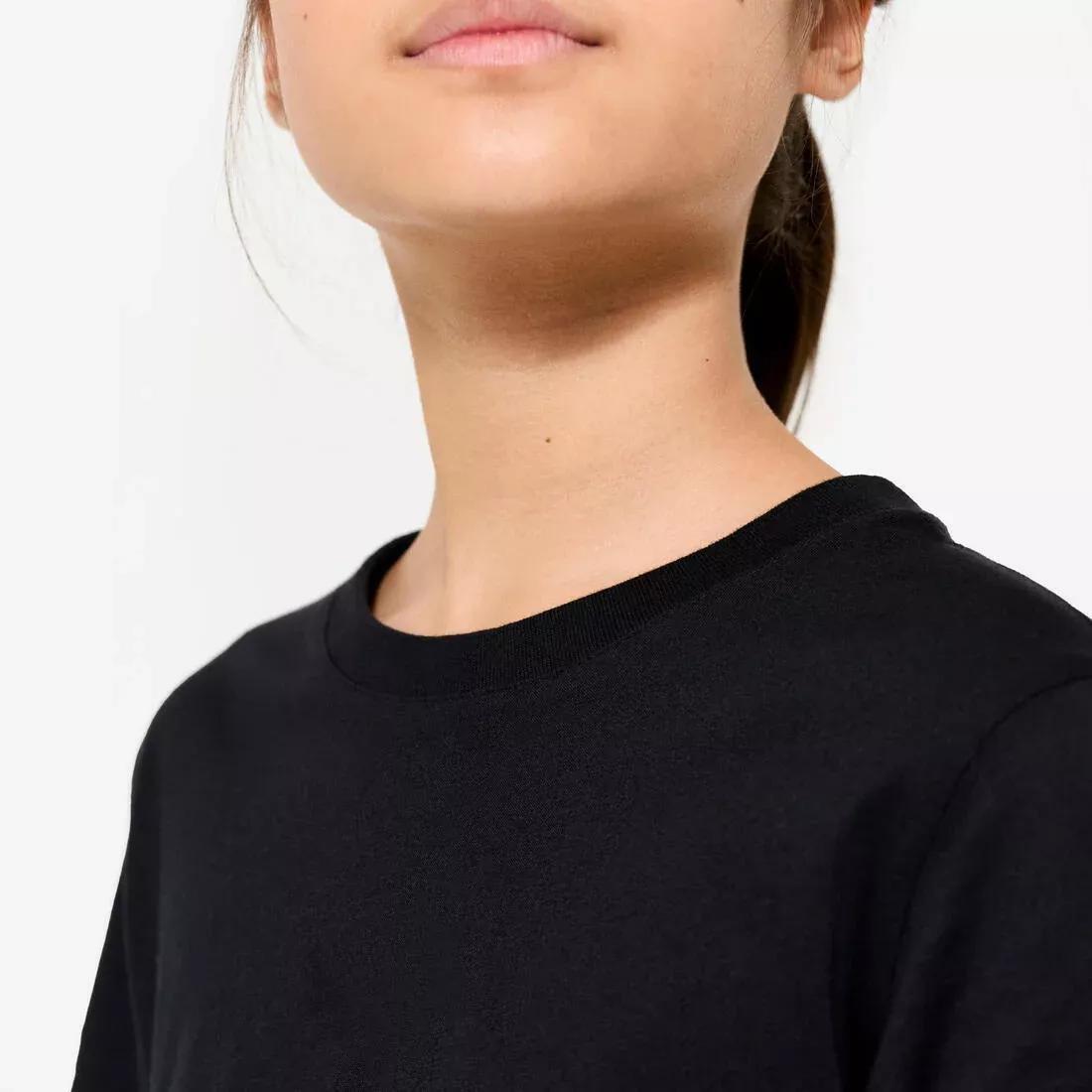 BLUE Girls' Multisport Breathable T-Shirt, No Color, large image number 3