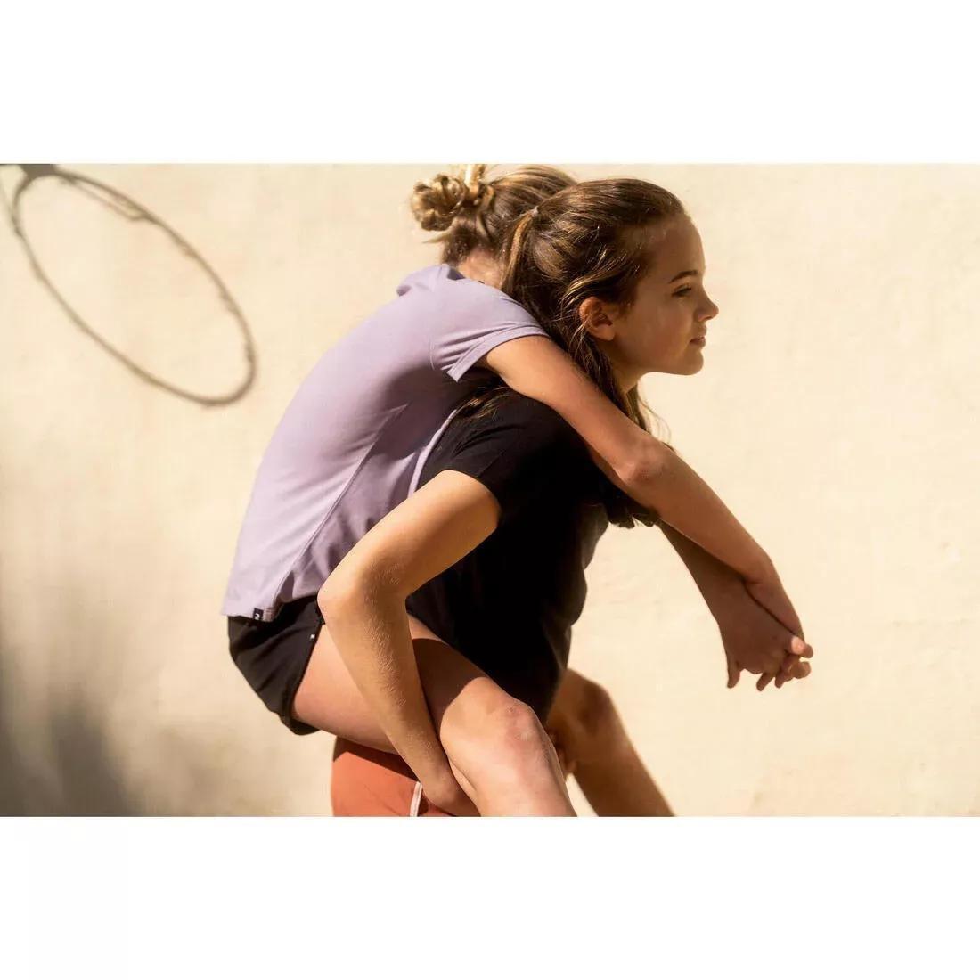 BLUE Girls' Multisport Breathable T-Shirt, No Color, large image number 7