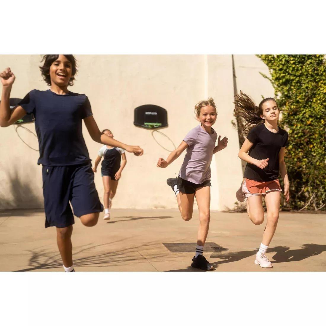 BLUE Girls' Multisport Breathable T-Shirt, No Color, large image number 10